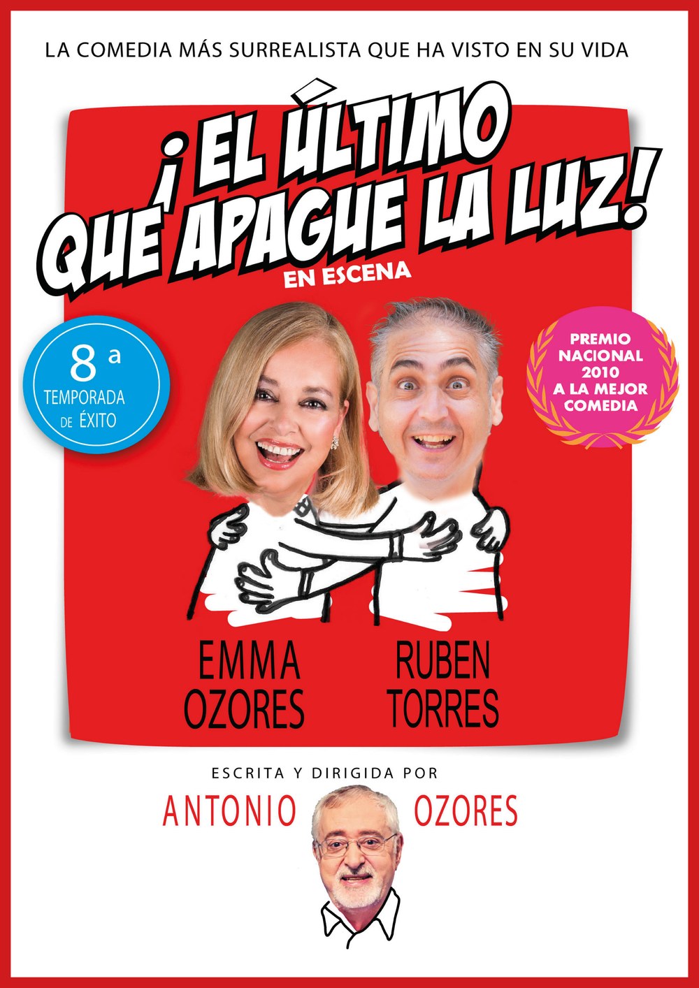 Cartel de ¡El último que apague la luz!