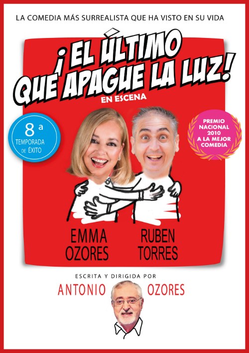 Cartel de ¡El último que apague la luz!